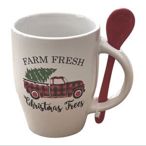 Farm Fresh Christmas Mug & Spoon